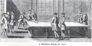 A 1770s Billiard Table